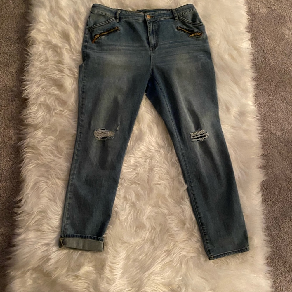 Chico’s girl friend jeans.